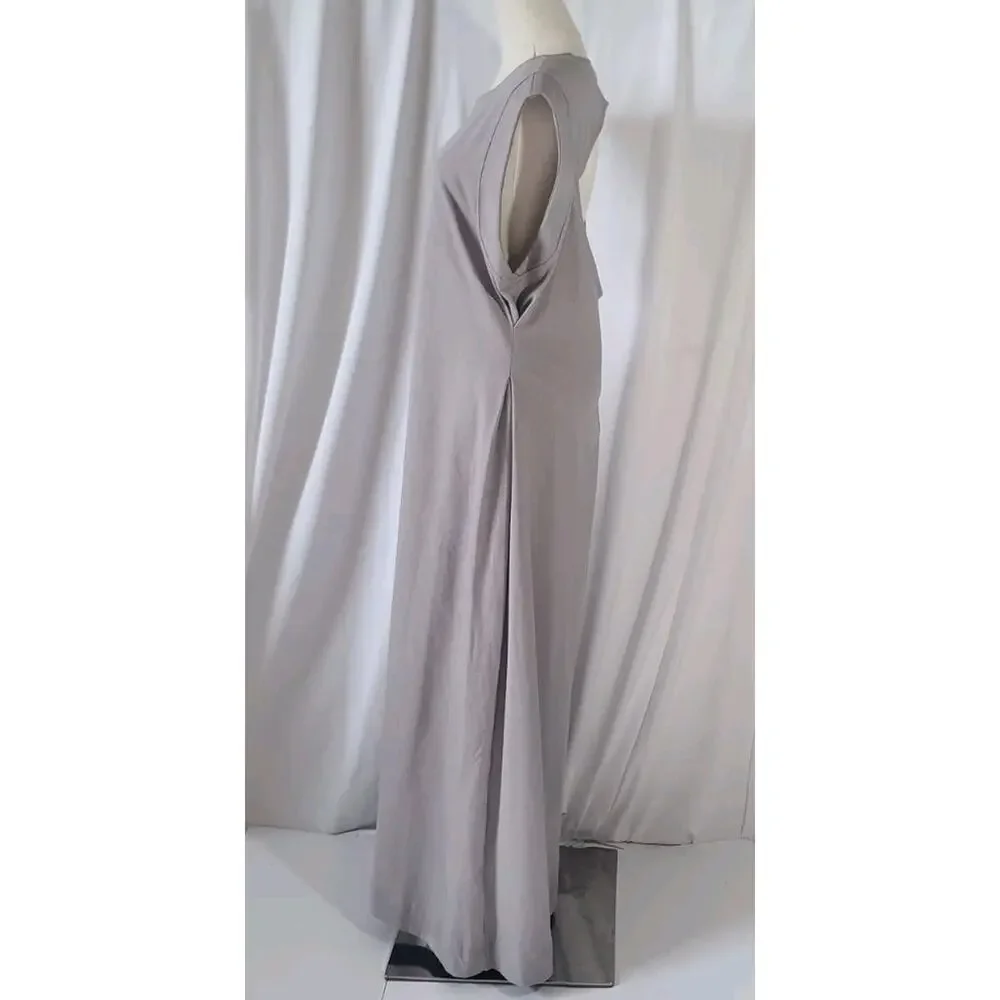 Free People Beach Frost Bite Gray Simone Midi Dress Large - Picture 6 of 8